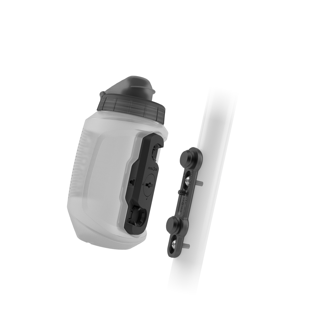 FIDLOCK TWIST UNI BASE 550 ml Transparent Bottle and Bottle Cage Kit