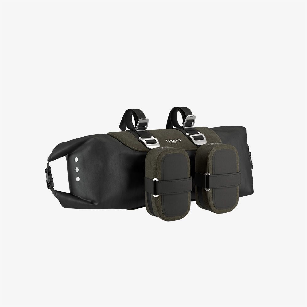 BROOKS SCAPE ROLL Brašna na řídítka zelená