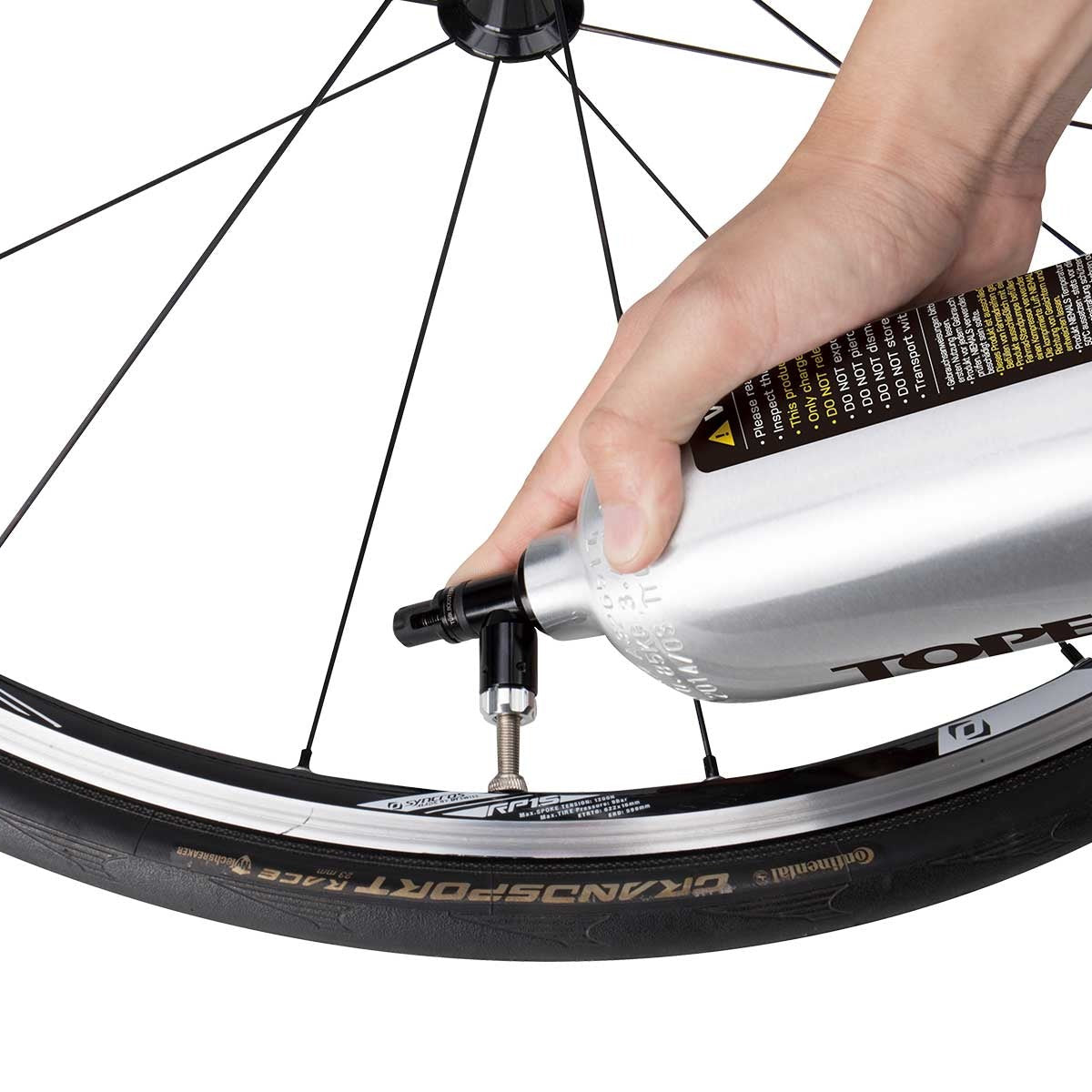 Bezdušová kompresorová kazeta TOPEAK TUBIBOOSTER