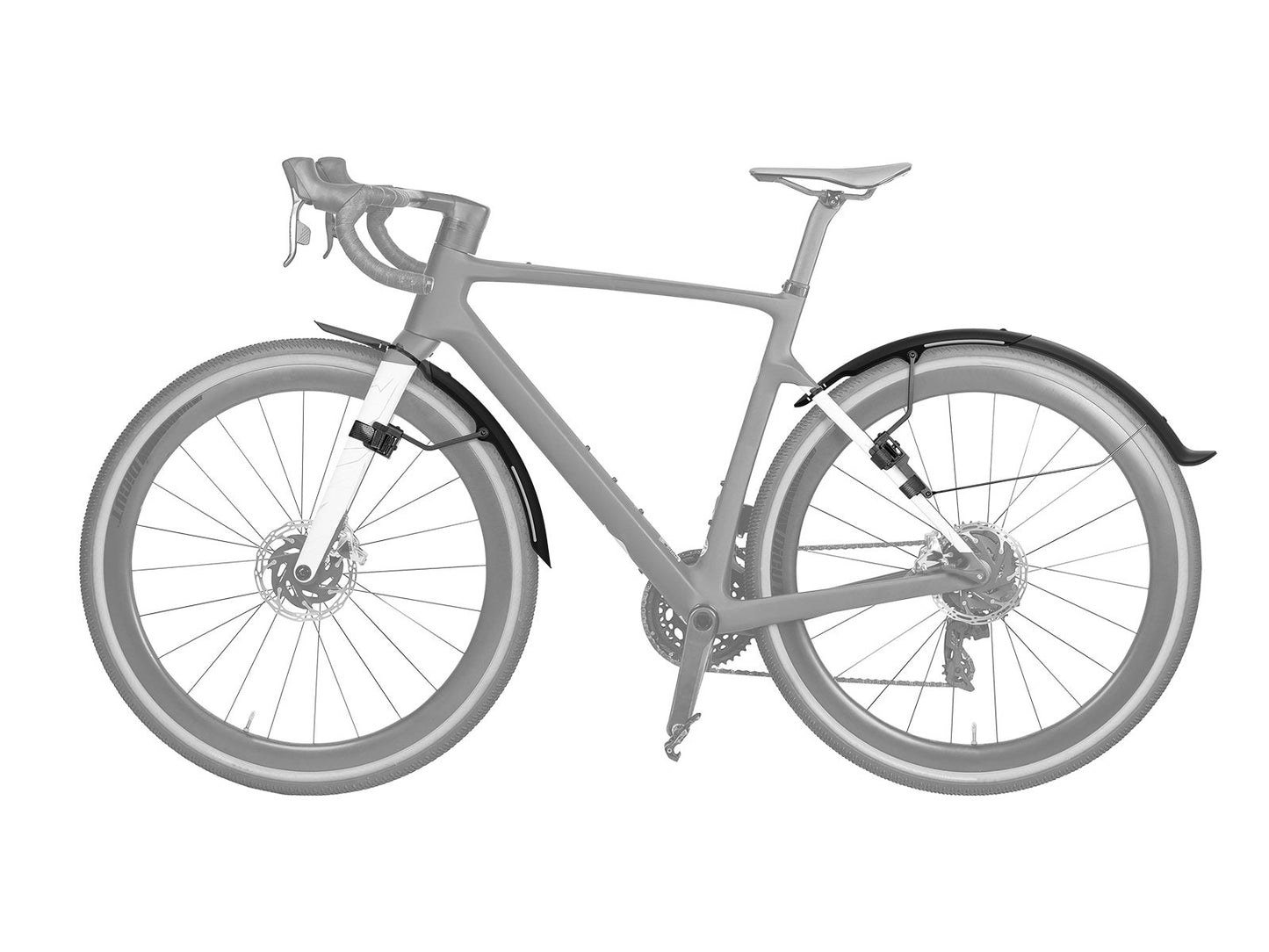 Pair of TOPEAK TETRAFENDER G1-G2 front and rear mudguards