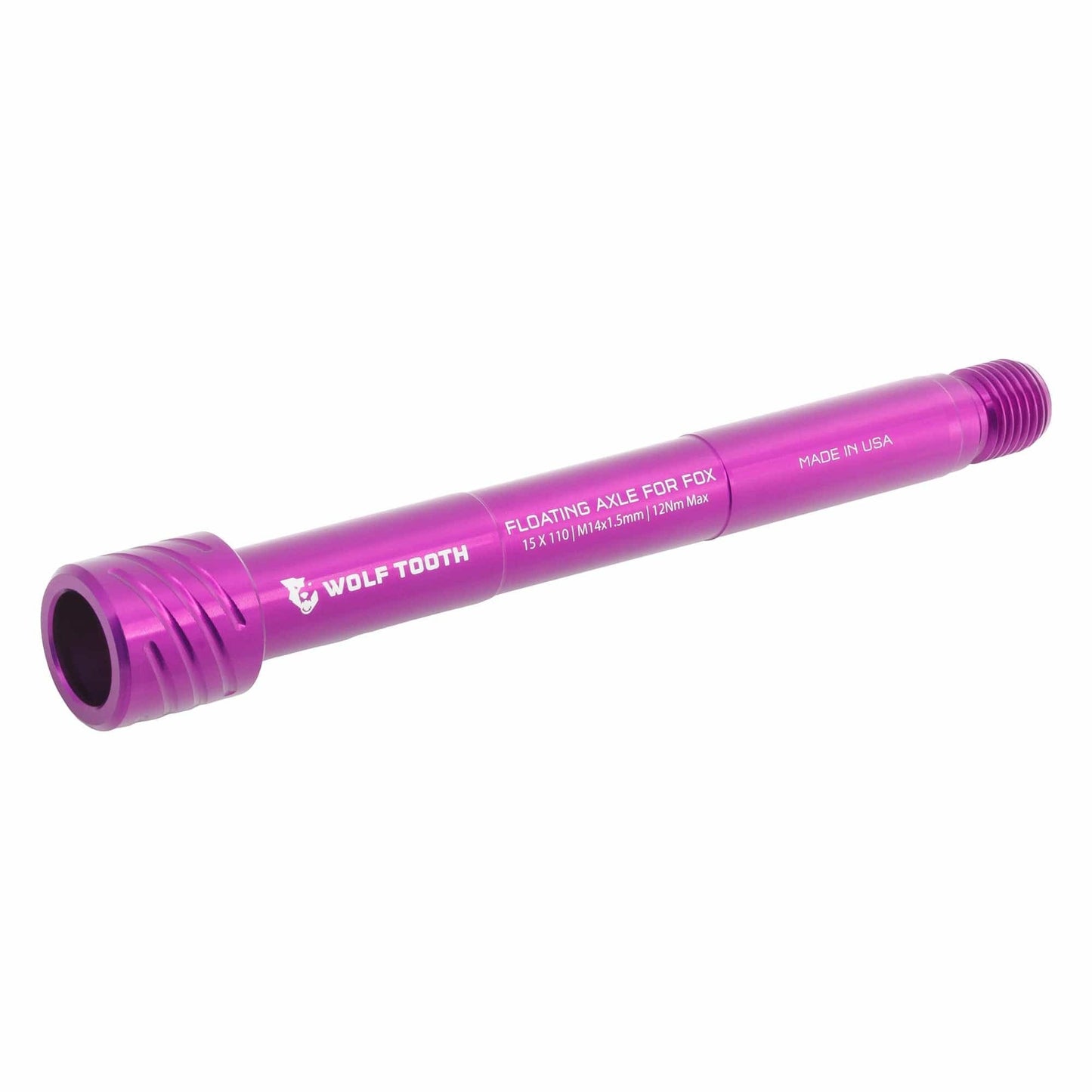 Osa předního kola WOLF TOOTH pro vidlici FOX 36/38 15x110 mm Boost Violet