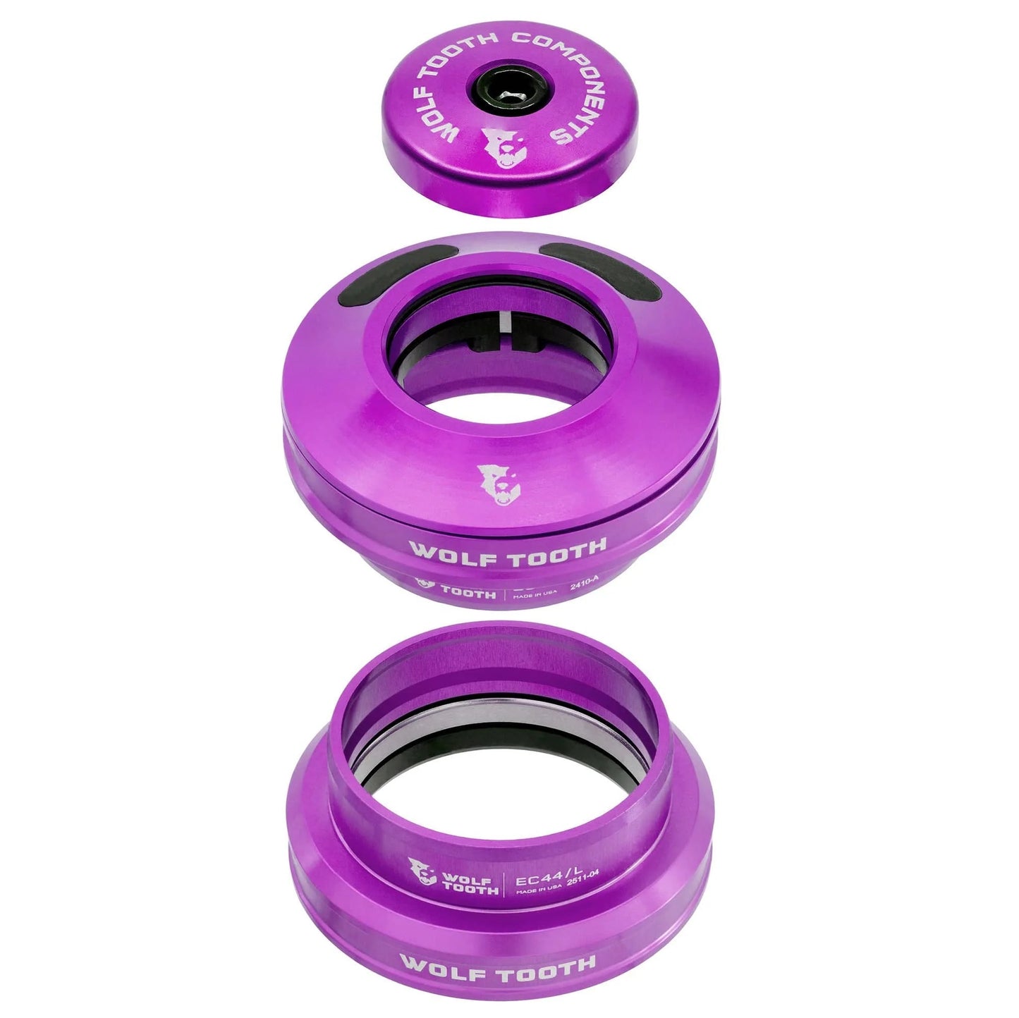 Semi-integrovaná náhlavní souprava WOLF TOOTH EC44 Purple