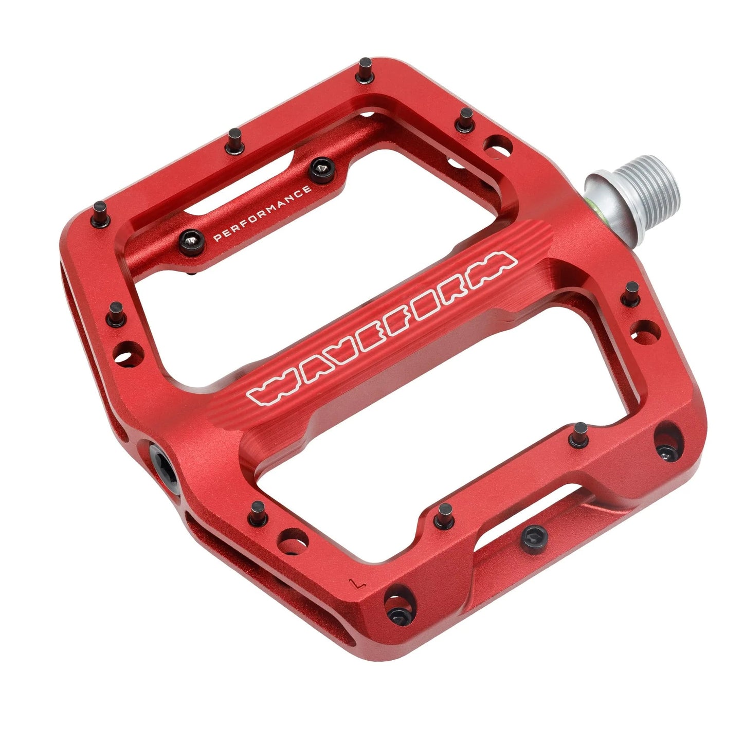 WOLF TOOTH WAVEFORM PERFORMANCE Flat Pedals - Red