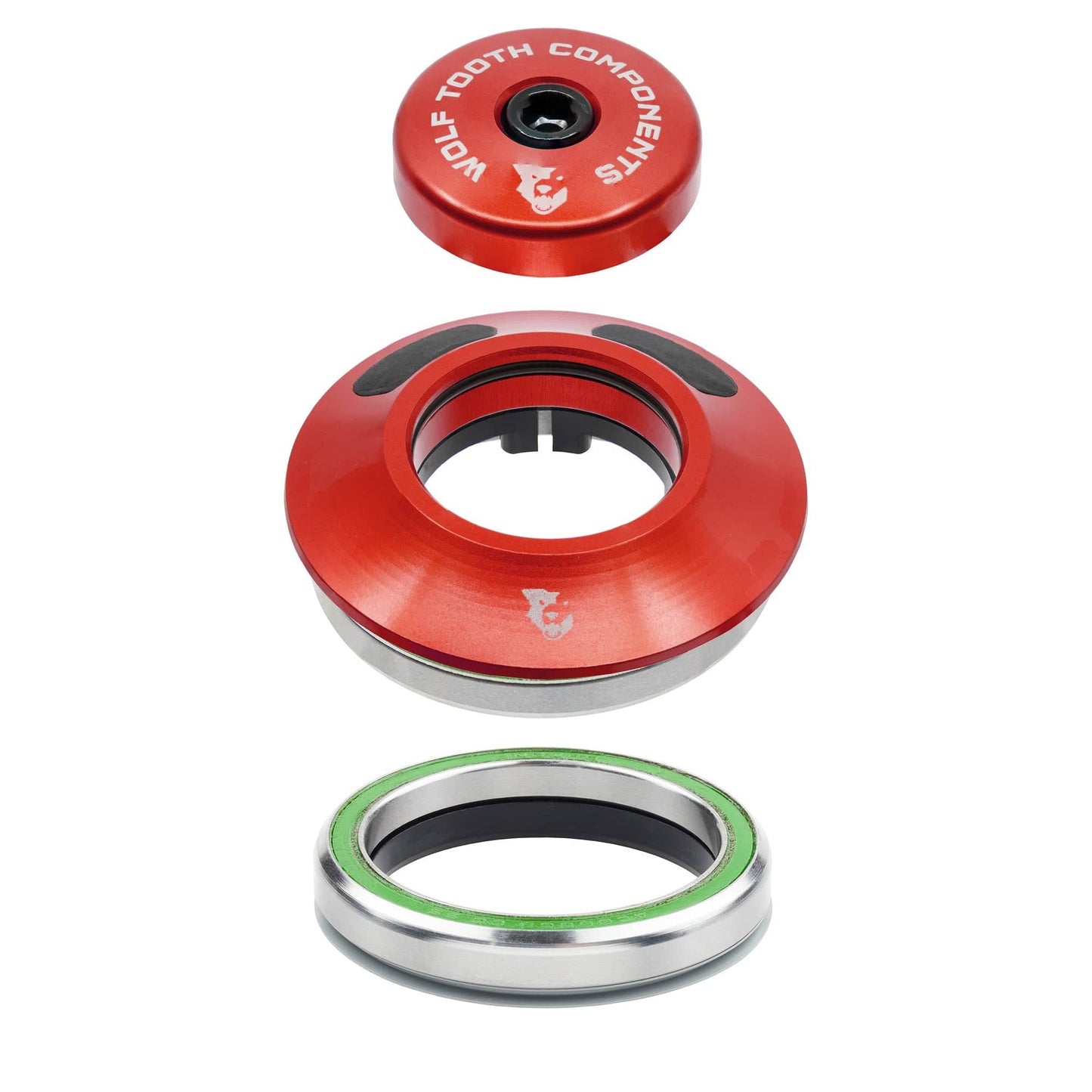 WOLF TOOTH IS52 Semi-Integrated Headset Červený