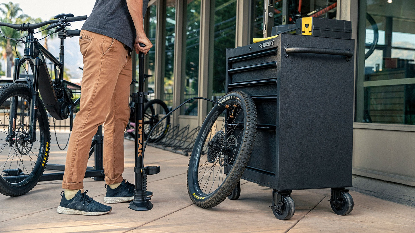 TOPEAK JOEBLOW TUBI 2STAGE foot pump