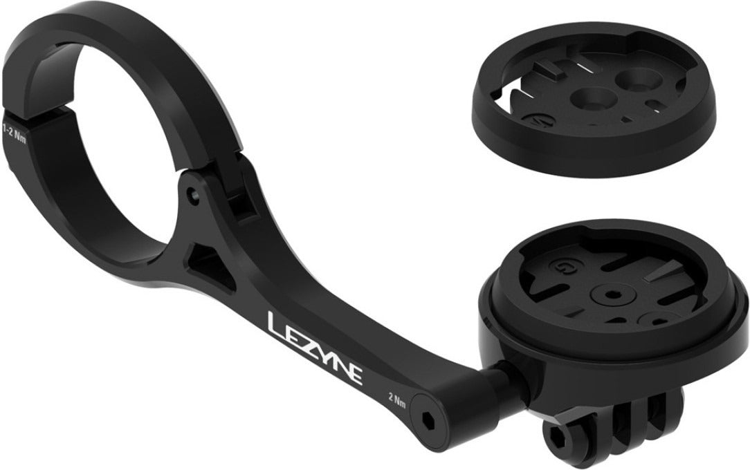 Držák na řídítka LEZYNE pro GPS GARMIN/WAHOO/LEZYNE, černý