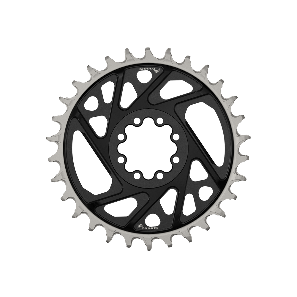 SRAM XX DH T-TYPE EAGLE 7V Direct Mount Offset 6mm Black Mono chainring
