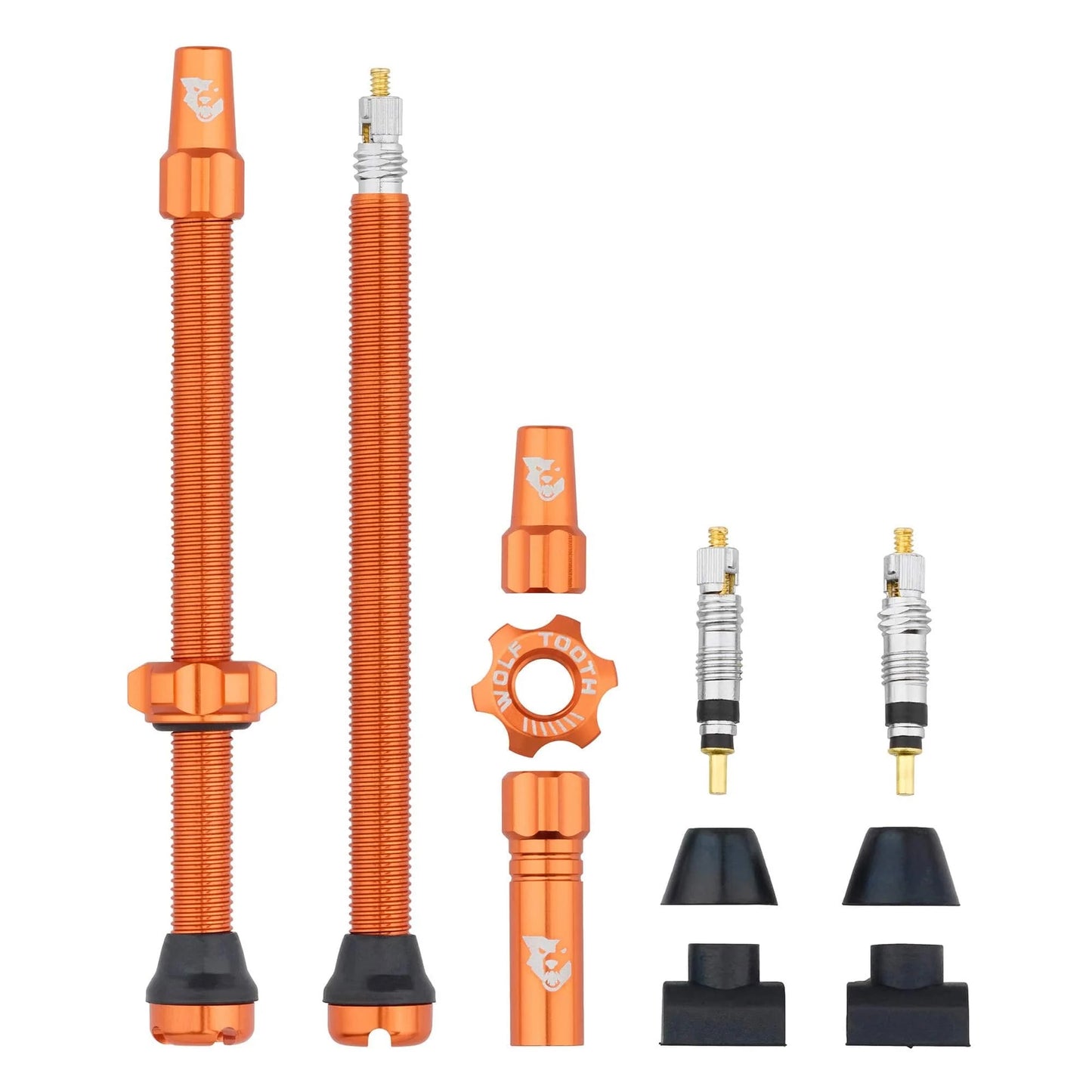 Sada 2 bezdušových ventilků WOLF TOOTH Orange