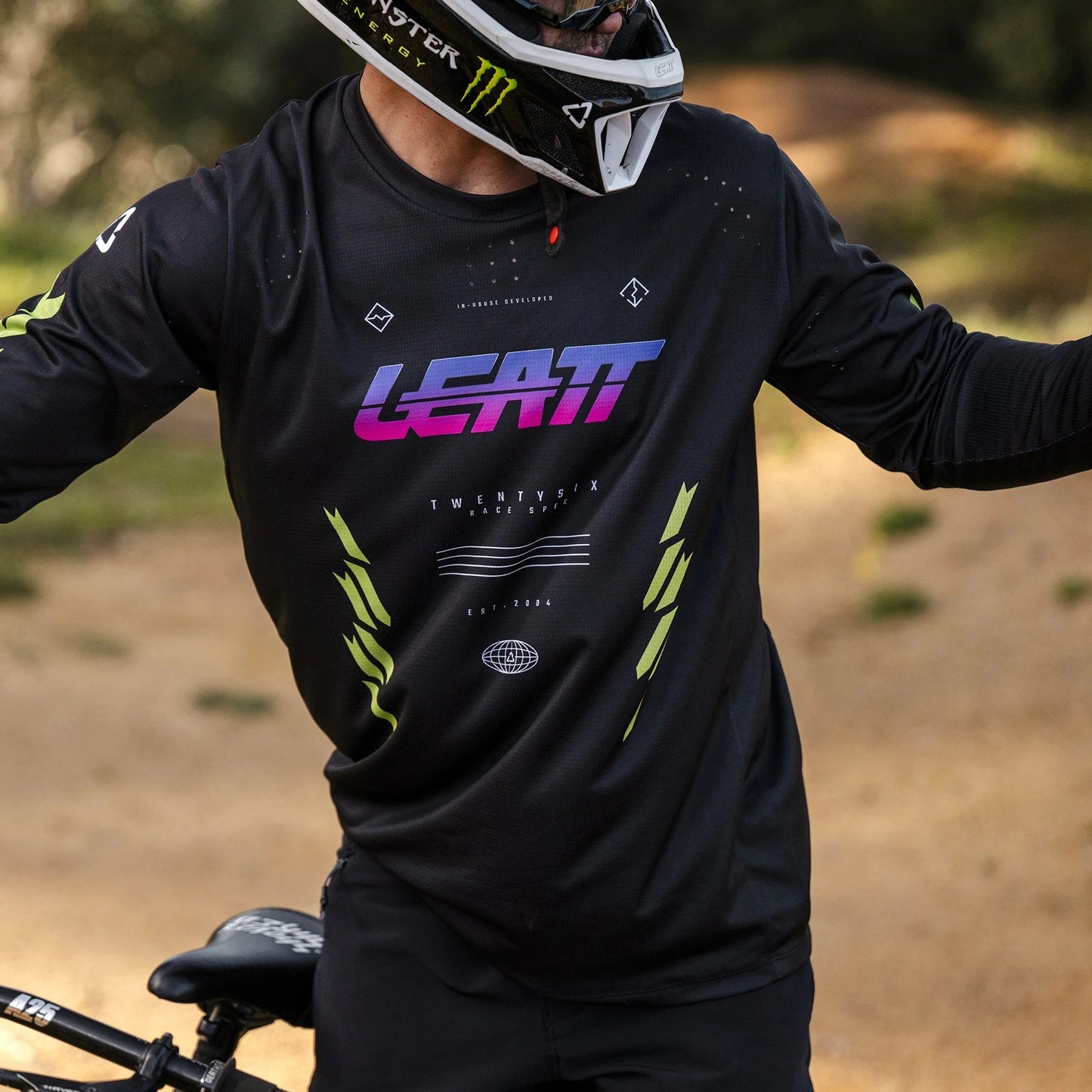 LEATT MTB GRAVITY 4.0 Dres s dlouhým rukávem Black/Purple