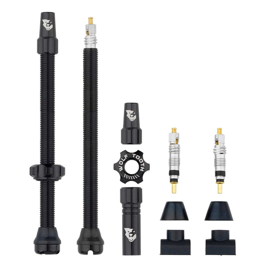 Set of 2 WOLF TOOTH Tubeless Valves Black