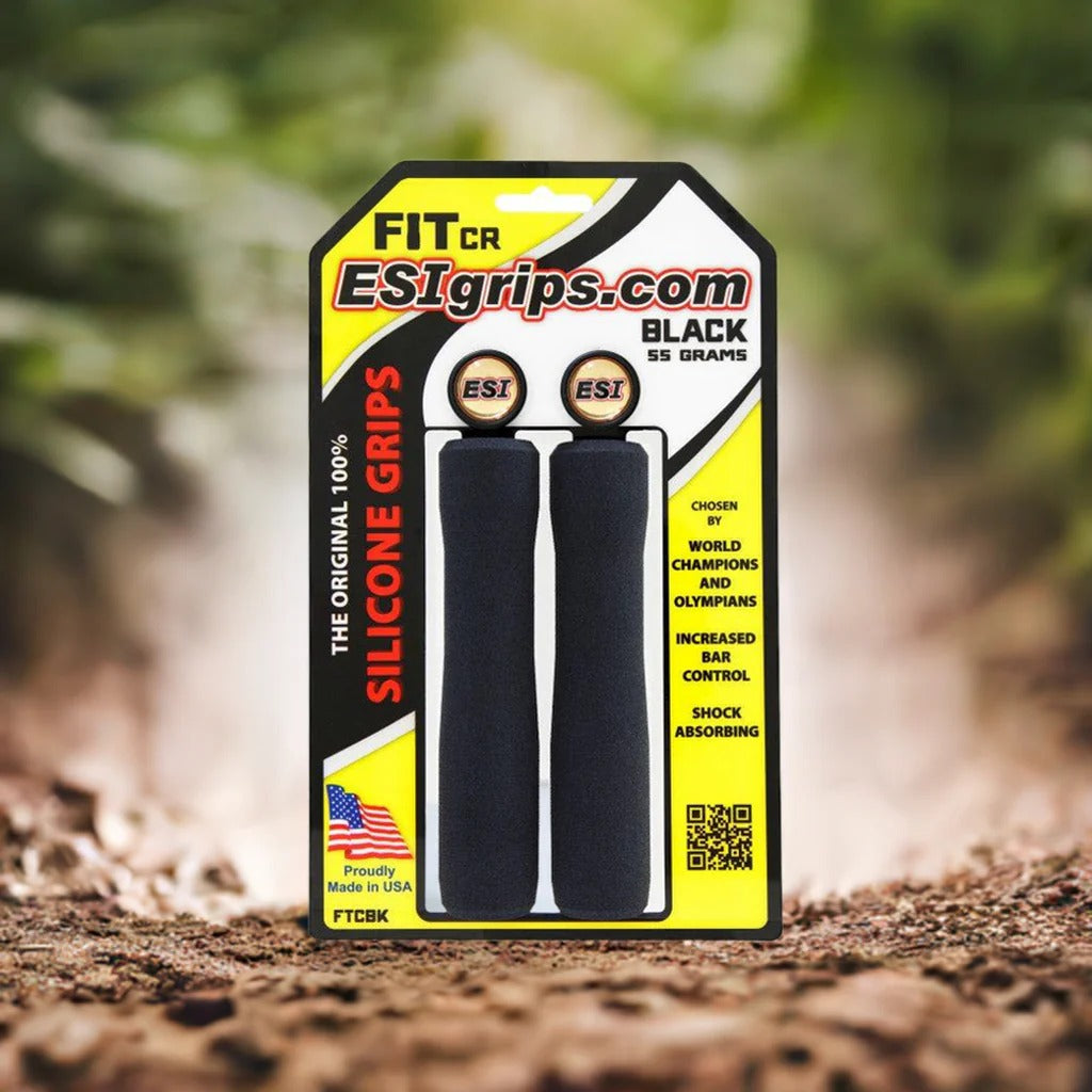 Grips ESI FIT CR (CHUNKY/RACER'S EDGE COMBO) 130 mm Black
