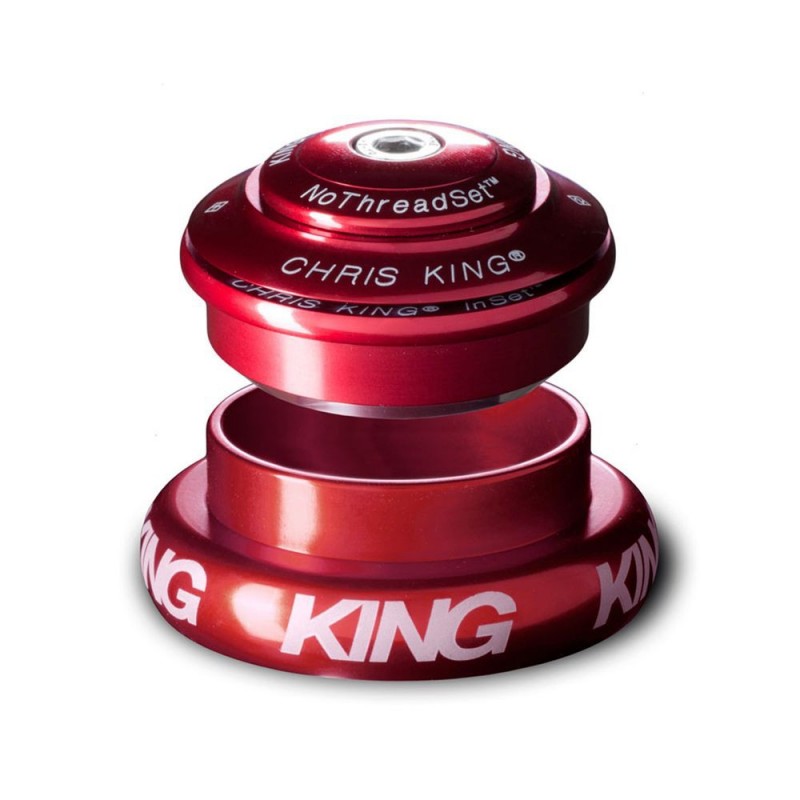 Poloviční / externí hlavové složení CHRIS KING INSET 7 1"1/8-1,5" ZS44/EC44 Red
