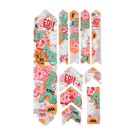 ALL MOUNTAIN STYLE EXTRA Born to Be Rider Chránič rámu červený