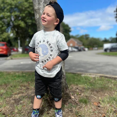 G-FORM LIL'G TODDLER Children's Elbow and Knee Pads Black