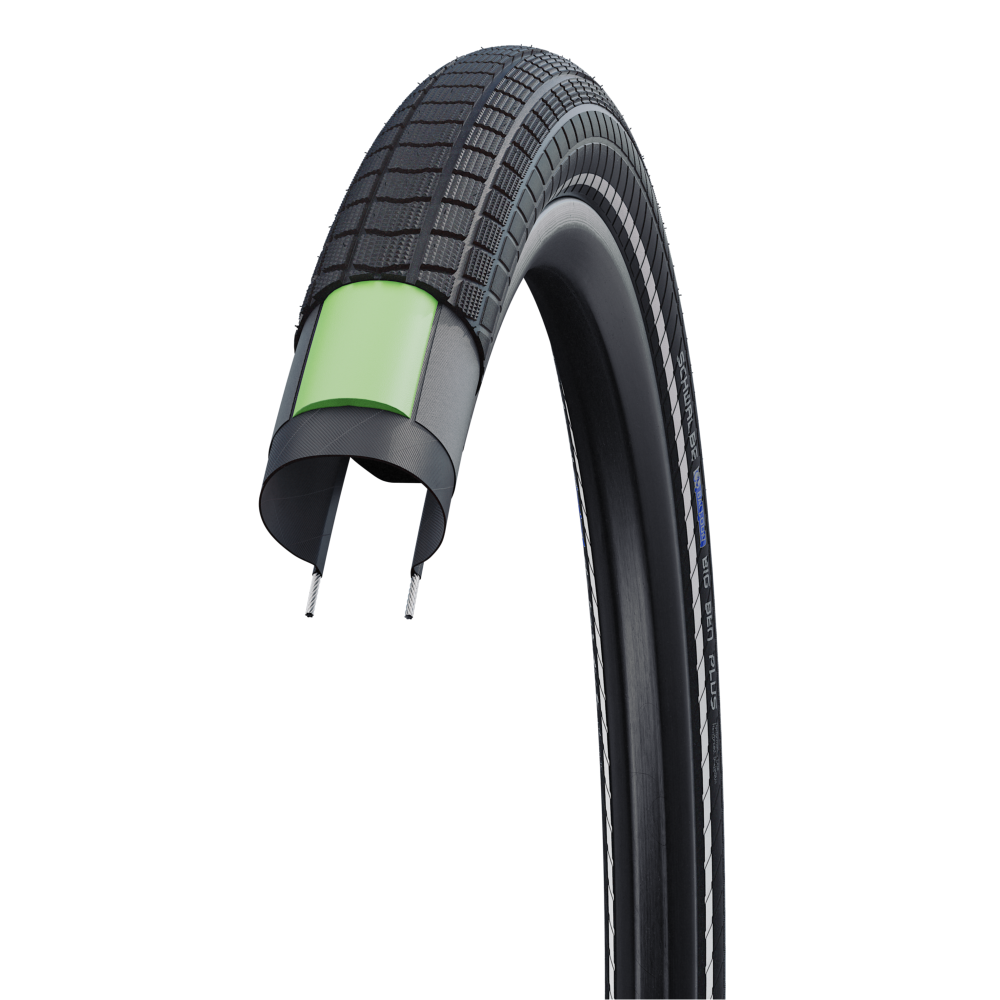 SCHWALBE BIG BEN PLUS 27.5x2.15 ADDIX DD GreenGuard Tubeless Ready Rigid Tire