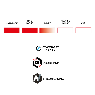 Pneumatika VITTORIA Martello 27.5x2.8 Trail Graphene 2.0 Tubeless Ready Soft Black