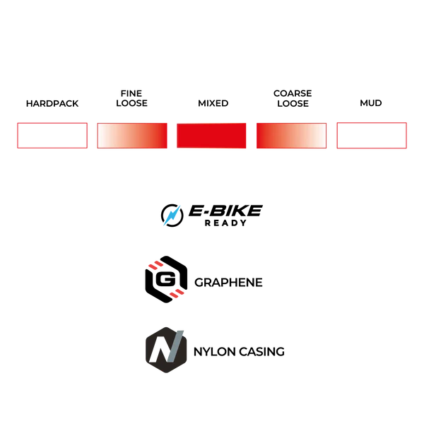 VITTORIA Mazza 29x2.4 Trail Graphene 2.0 Tubeless Ready Soft Black tire