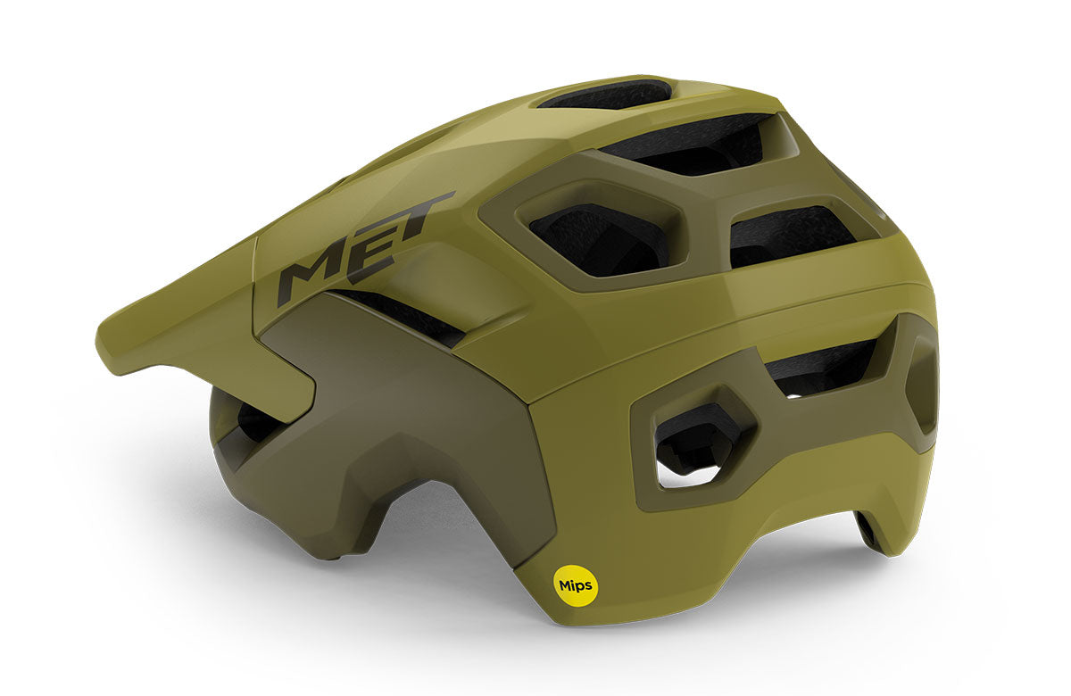 MTB Helmet MET REVO MIPS Blue/Green
