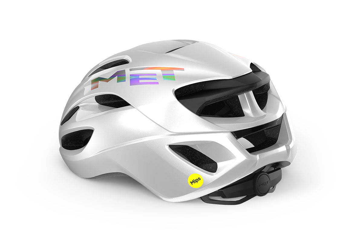Headset Road MET RIVALE MIPS White Glossy
