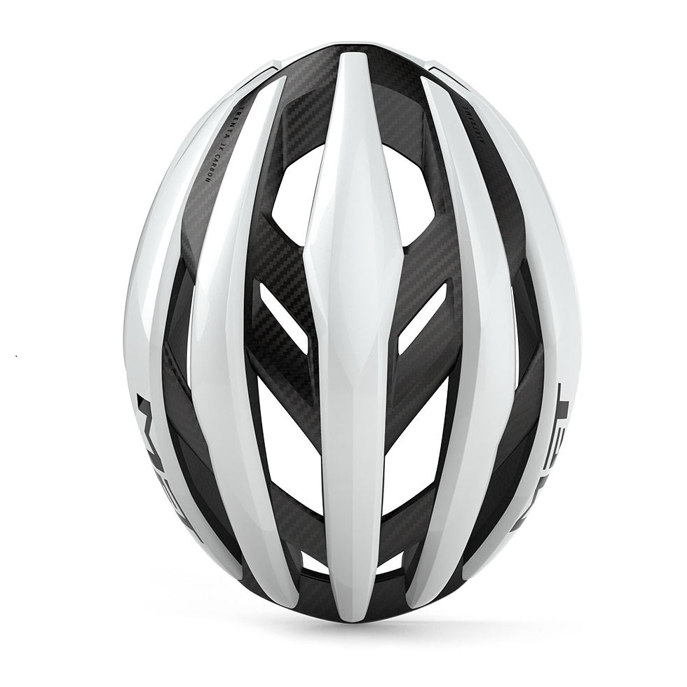 MET TRENTA 3K CARBON Road Helmet White