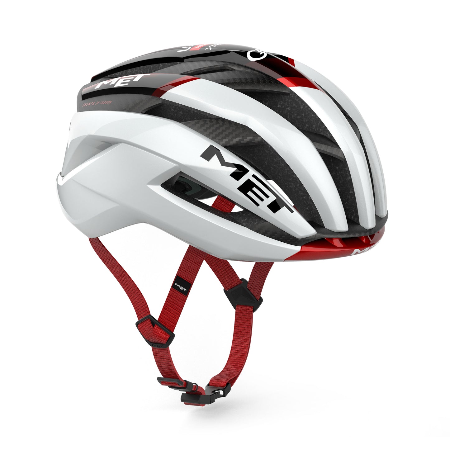 MET TRENTA 3K CARBON UAE TEAM EMIRATES -XRG 2026 Přilba bílá