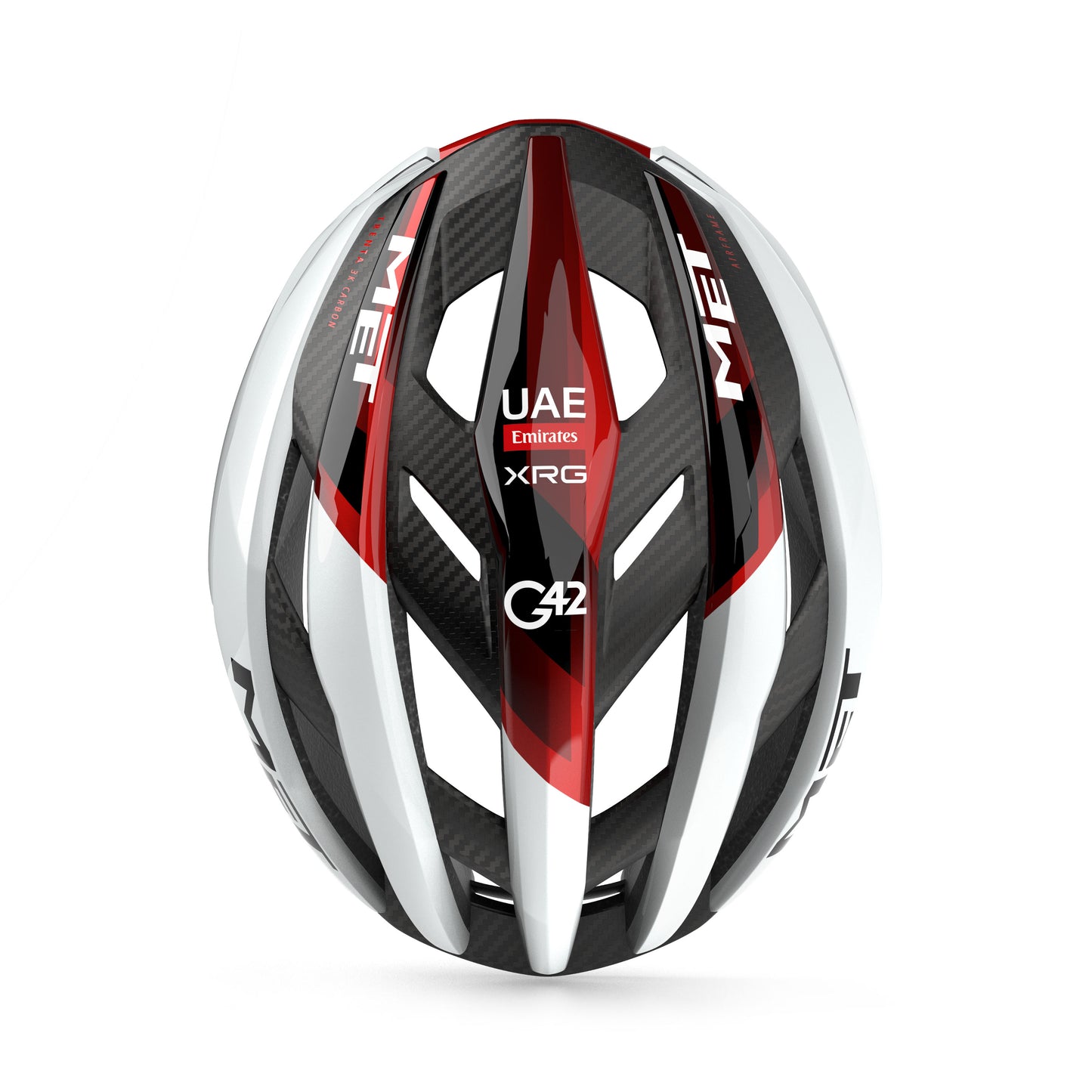 MET TRENTA 3K CARBON UAE TEAM EMIRATES -XRG 2026 Přilba bílá