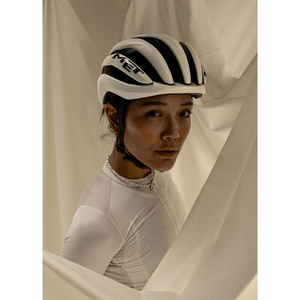 MET TRENTA MIPS WAX Road Helmet Matte White