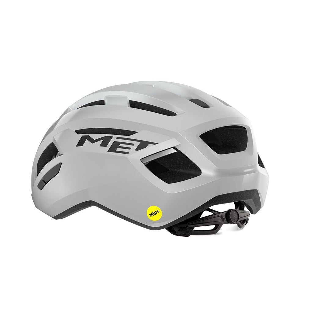 Road Helmet MET VINCI MIPS White Silver Glossy