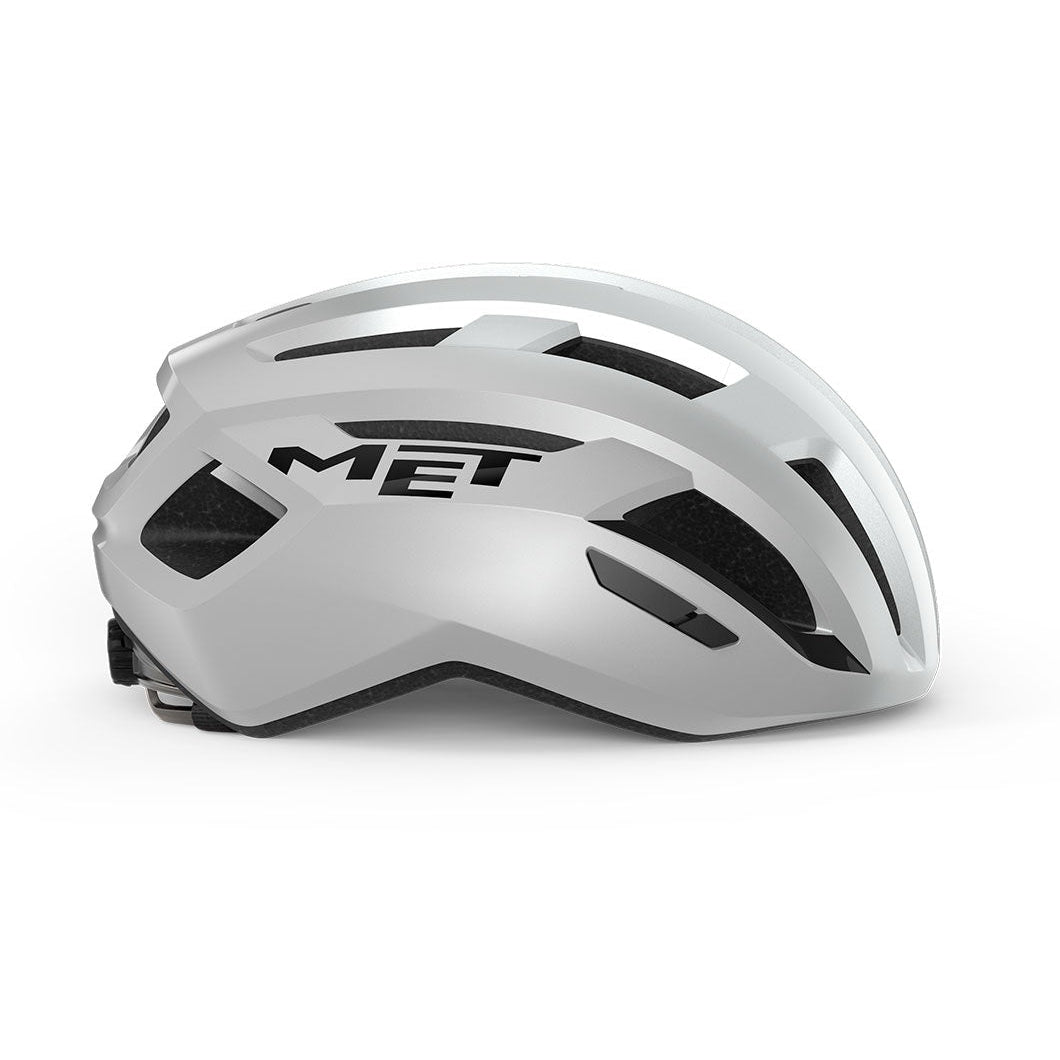 Road Helmet MET VINCI MIPS White Silver Glossy