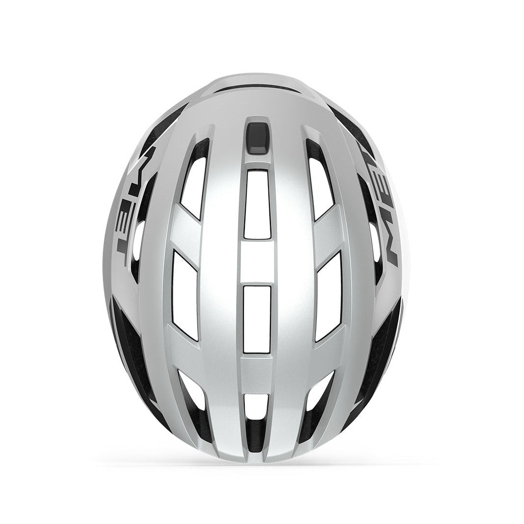 Road Helmet MET VINCI MIPS White Silver Glossy