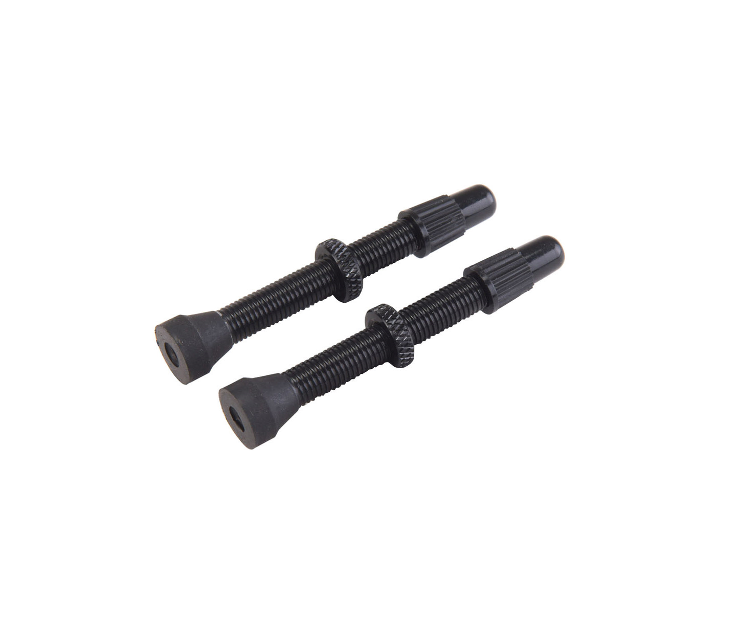 Sada 2 ventilků VAR Presta Aluminium 44 mm Black