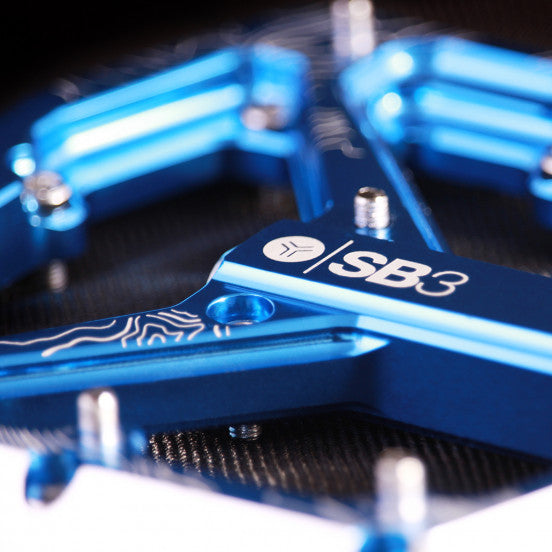SB3 SPECTRUM flat pedals Blue