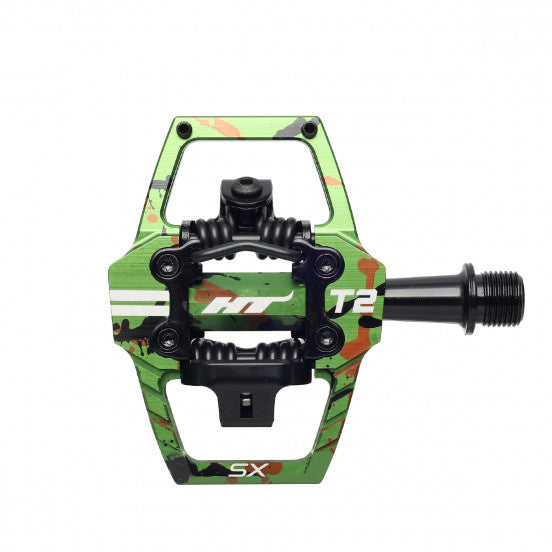 HT COMPONENTS T2 SX BMX pedály Camo Green