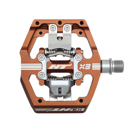 Pedály HT COMPONENTS X3 Bronze