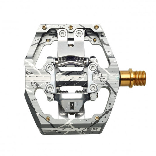 HT COMPONENTS X3 Titanium Camo Grey pedály