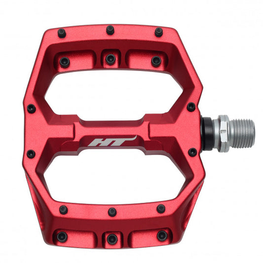 HT COMPONENTS Spider AF03 Red ploché pedály