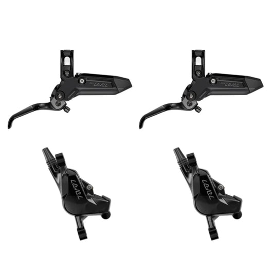 Pár 2pístkových brzd SRAM LEVEL SILVER STEALTH Black