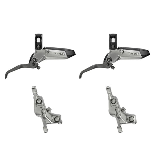 Pár 4pístkových brzd SRAM LEVEL ULTIMATE STEALTH Silver