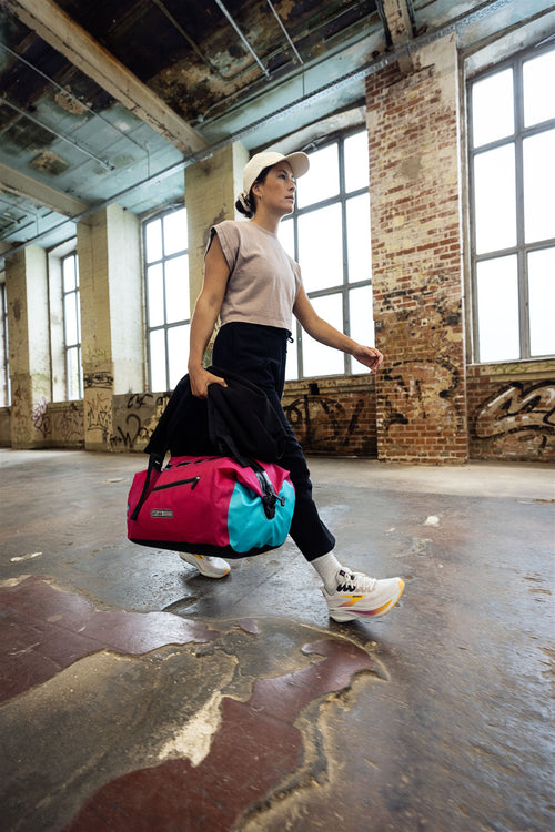 Cestovní taška ORTLIEB DUFFLE LITE Cyber Blue/Pink