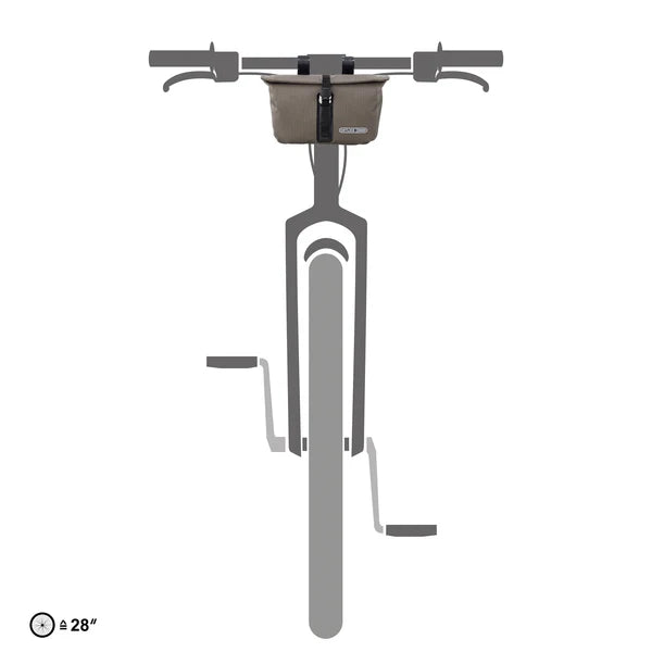 Handlebar bag ORTLIEB ACCESSORY PACK 3.5 L Beige