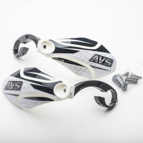 AVS KIT DECO Alu chránič ruky Bílá/černá