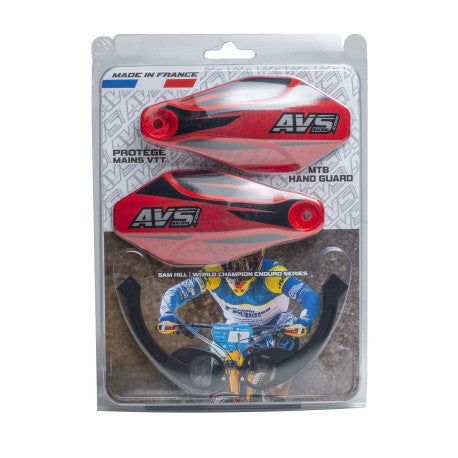 AVS KIT DECO Chránič ruky Alu Tab Black/Red