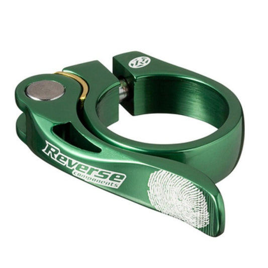 REVERSE COMPONENTS LONG LIFE Sedlová objímka s rychloupínákem zelená