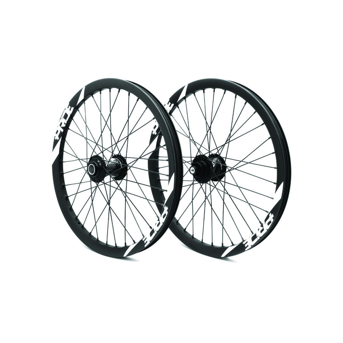 Sada kol PRIDE 20" (406mm) Karbon Wave Matt White Disc Control V2 Osy 20/15mm Černá/Bílá
