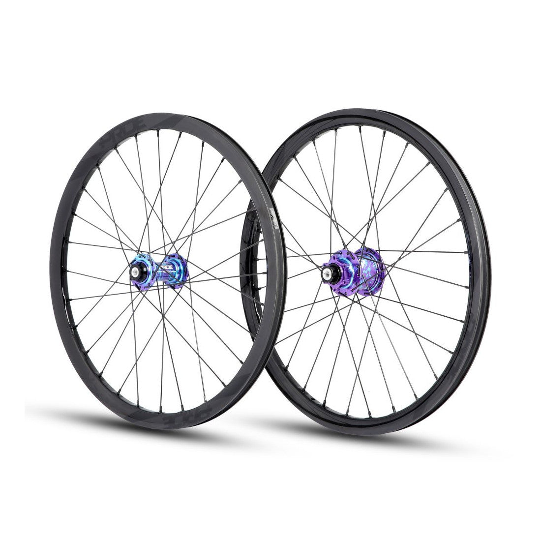 Pár kol PRIDE 20" (451mm) Carbon Wave Gloss Black Disc Matrix Osy 10/10mm Splash