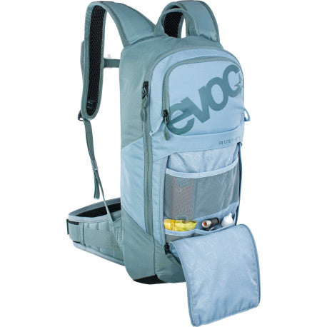EVOC FR LITE RACE 10L Backpack with Back Panel, Blue