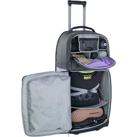 EVOC WORLD TRAVELLER 125 L Cestovní taška černá/fialová