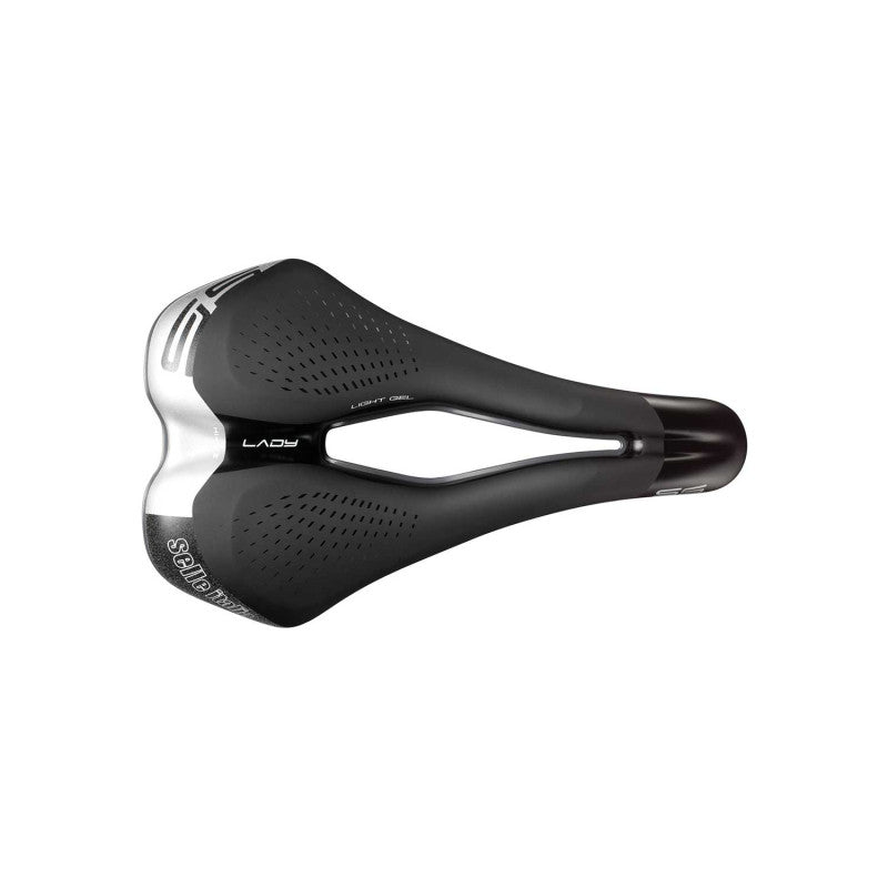 SELLE ITALIA S 5 LADY SUPERFLOW L Women's Saddle, Fec Rails, Black