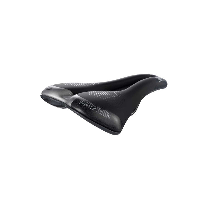 SELLE ITALIA S 5 SUPERFLOW L Saddle with Fec Rails, Black