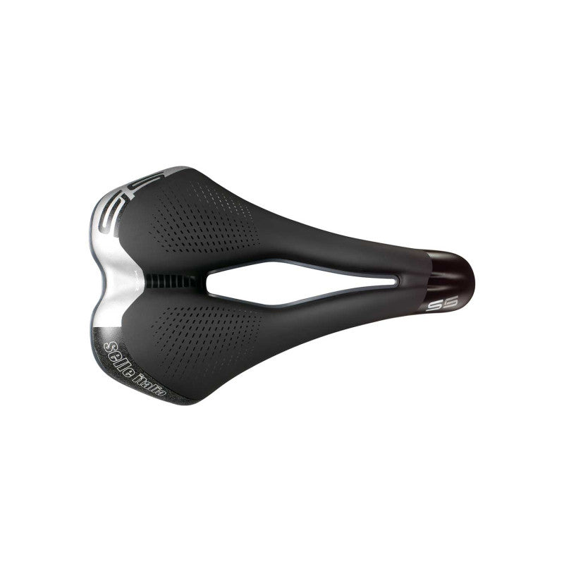 SELLE ITALIA S 5 SUPERFLOW L Saddle with Fec Rails, Black